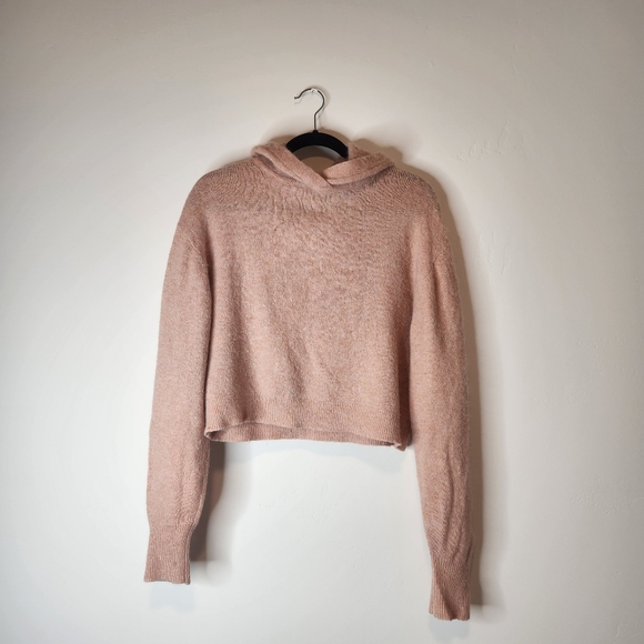 Little Moon Sweaters - Aritzia Little Moon Wool Blend Sweater Hoodie Size Small